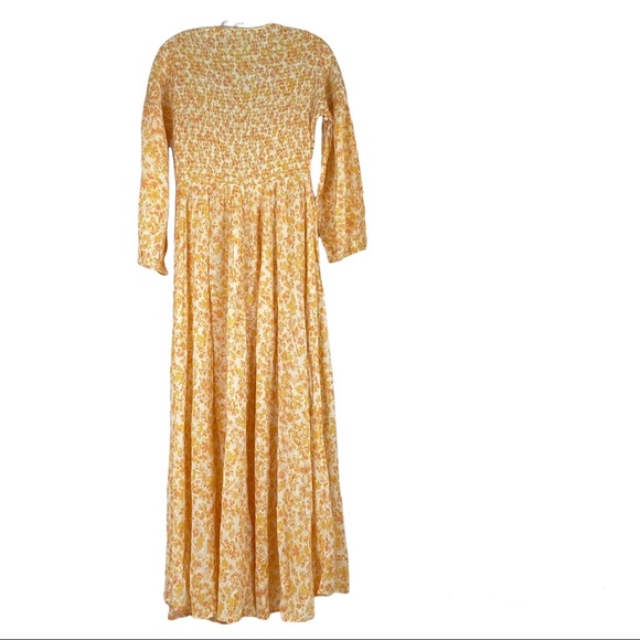 Free People | Intimately Free Kadence Duster | Robe | Beaded Smocked size Small - Picture 3 of 9